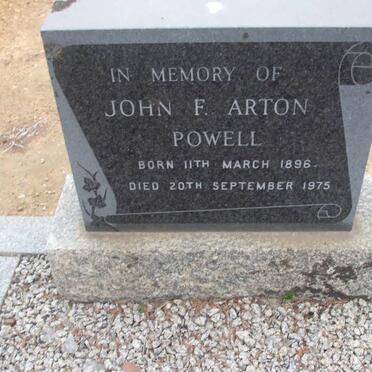 POWELL John F. Arton 1896-1975