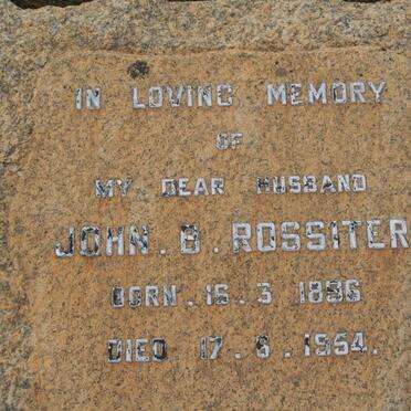 ROSSITER John B. 1896-1954