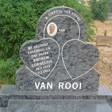ROOI Andrew Cornelius, van 1974-2003