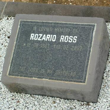 ROSS Rozario 1967-2002