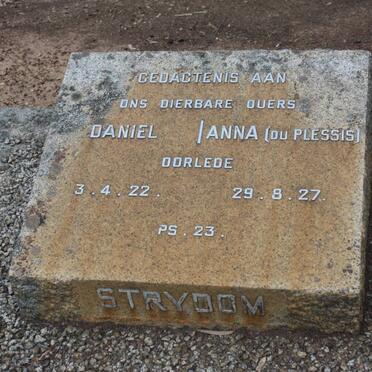 STRYDOM Daniel -1922 &amp; Anna DU PLESSIS -1927