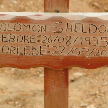 SHELDON Solomon 1935-2002