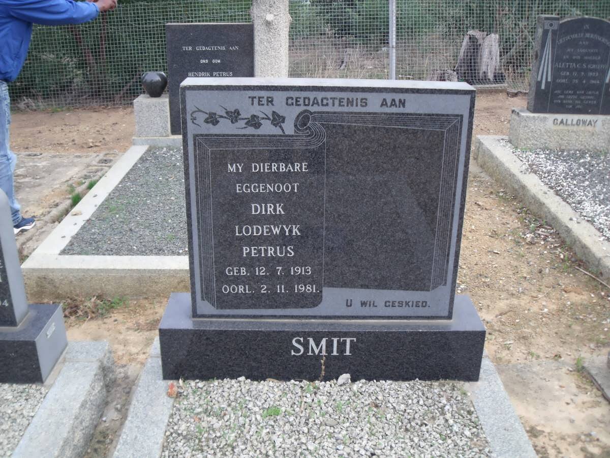 SMIT Dirk Lodewyk Petrus 1913-1981