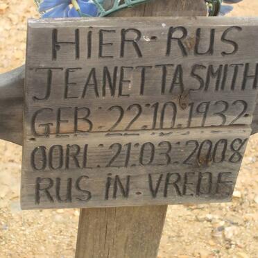 SMITH Jeanetta 1932-2008