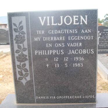 VILJOEN Philippus Jacobus 1936-1983