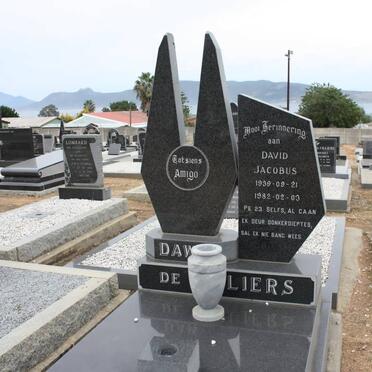 VILLIERS David Jacobus, de 1939-1982