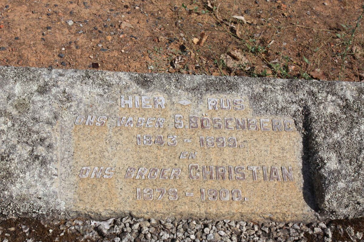 BOSENBERG S. 1843-1899 :: BOSENBERG Christian 1879-1900