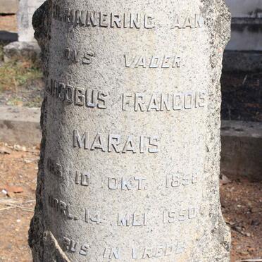 MARAIS Jacobus Francois 1858-1950