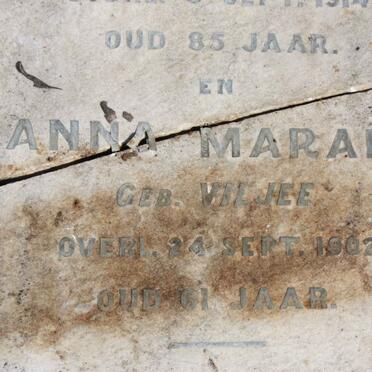 MARAIS Anna nee VILJEE -1902