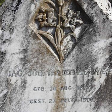 MERWE Jac. Joh.,van der 1837-1907