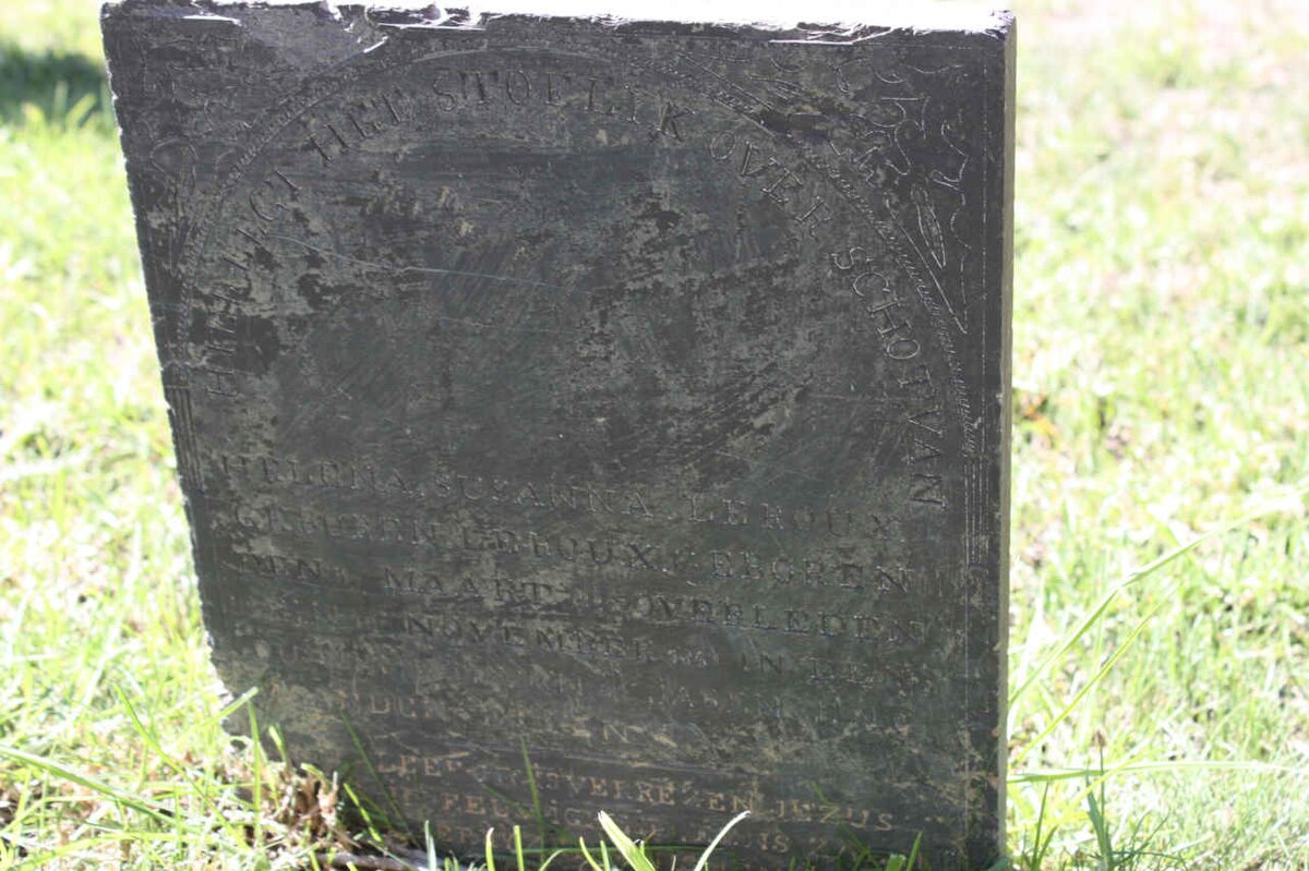 ROUX Helena Susanna nee LE ROUX -185?