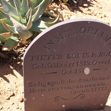 ROUX Pieter Louis, le 1818-1878