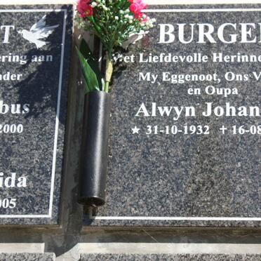 BURGER Alwyn Johannes 1932-2004