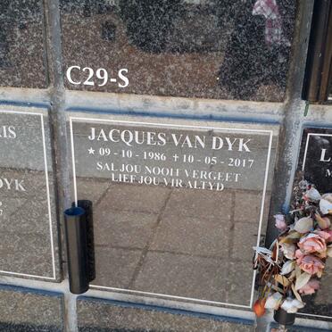 DYK Jacques, van 1986-2017