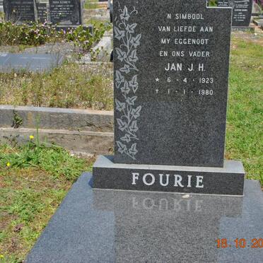 FOURIE Johan J.H. 1923-1980