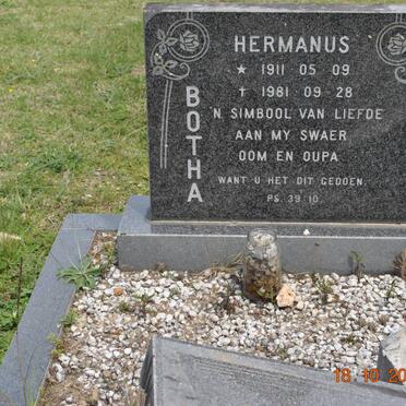 BOTHA Hermanus 1911-1981