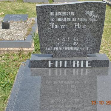 FOURIE Maureen Maria 1935-1992