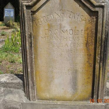 HUYSTEEN M.E., van nee BARENDSE 1840-1941