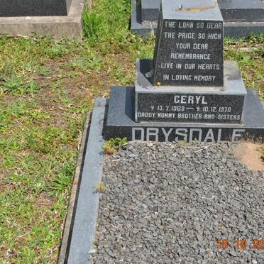 DRYSDALE Ceryl 1969-1970