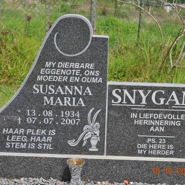 SNYGANS Susanna Maria 1934-2007