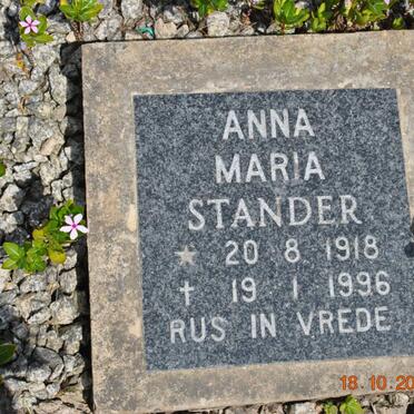 STANDER Anna Maria 1918-1996