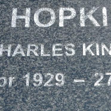 HOPKINS Charles Kingsley 1929-2010