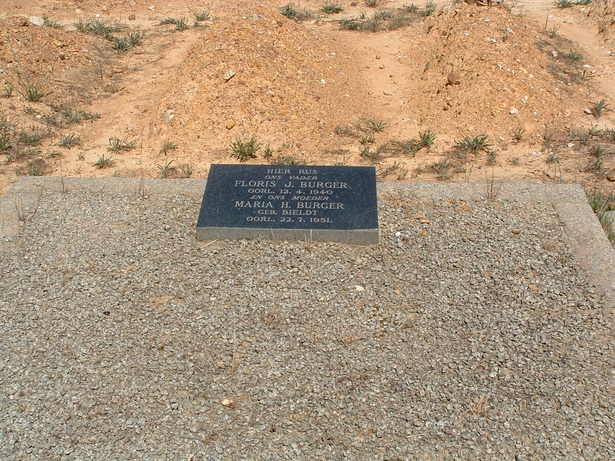 BURGER Floris J. -1940 &amp; Maria H. BIELDT -1951