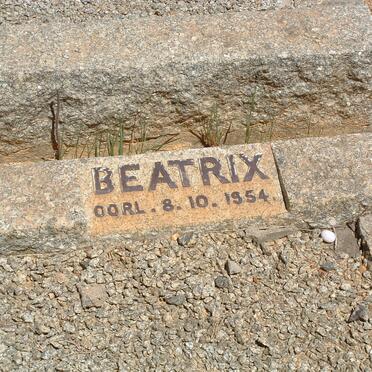 SCHALKWYK Beatrix, van -1954