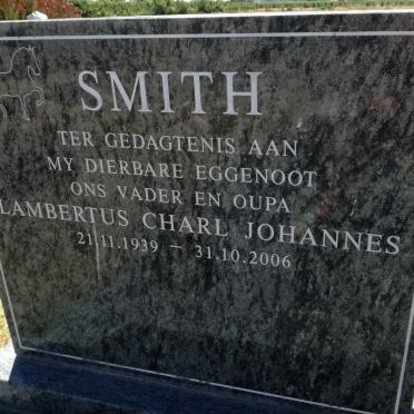 SMITH Lambertus Charl Johannes 1939-2006