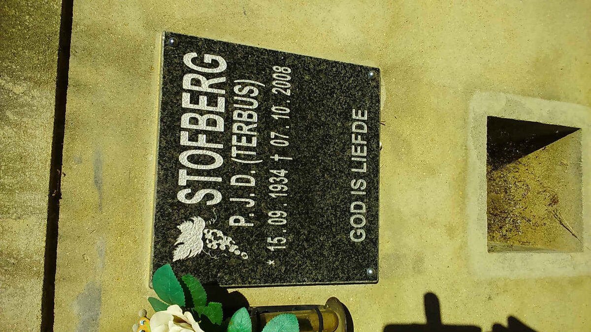 STOFBERG P.J.D. 1934-2008