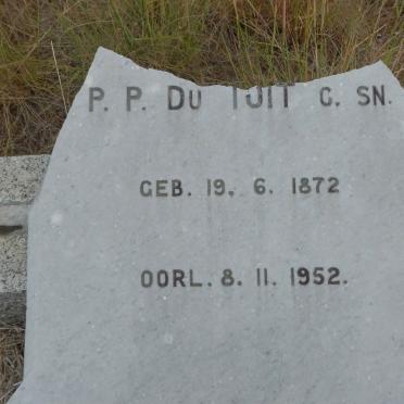 TOIT P.P., du 1872-1952 