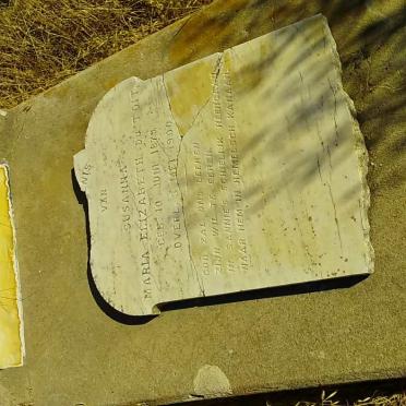 TOIT Susanna Maria Elizabeth, du 1879-1900 