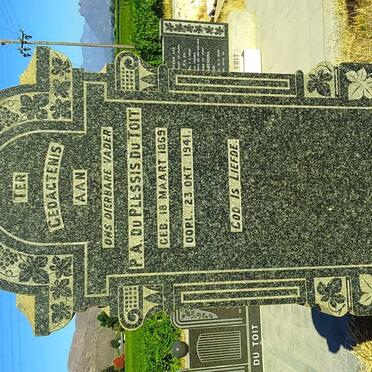 TOIT P.A. du Plessis, du 1869-1941