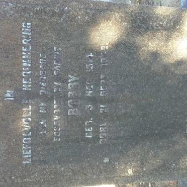 SMIT Bobby 1914-1942