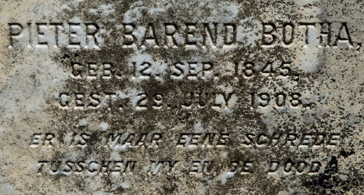 BOTHA Pieter Barend 1845-1908