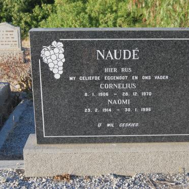 NAUDÉ Cornelius 1906-1970 &amp; Naomi 1914-1996
