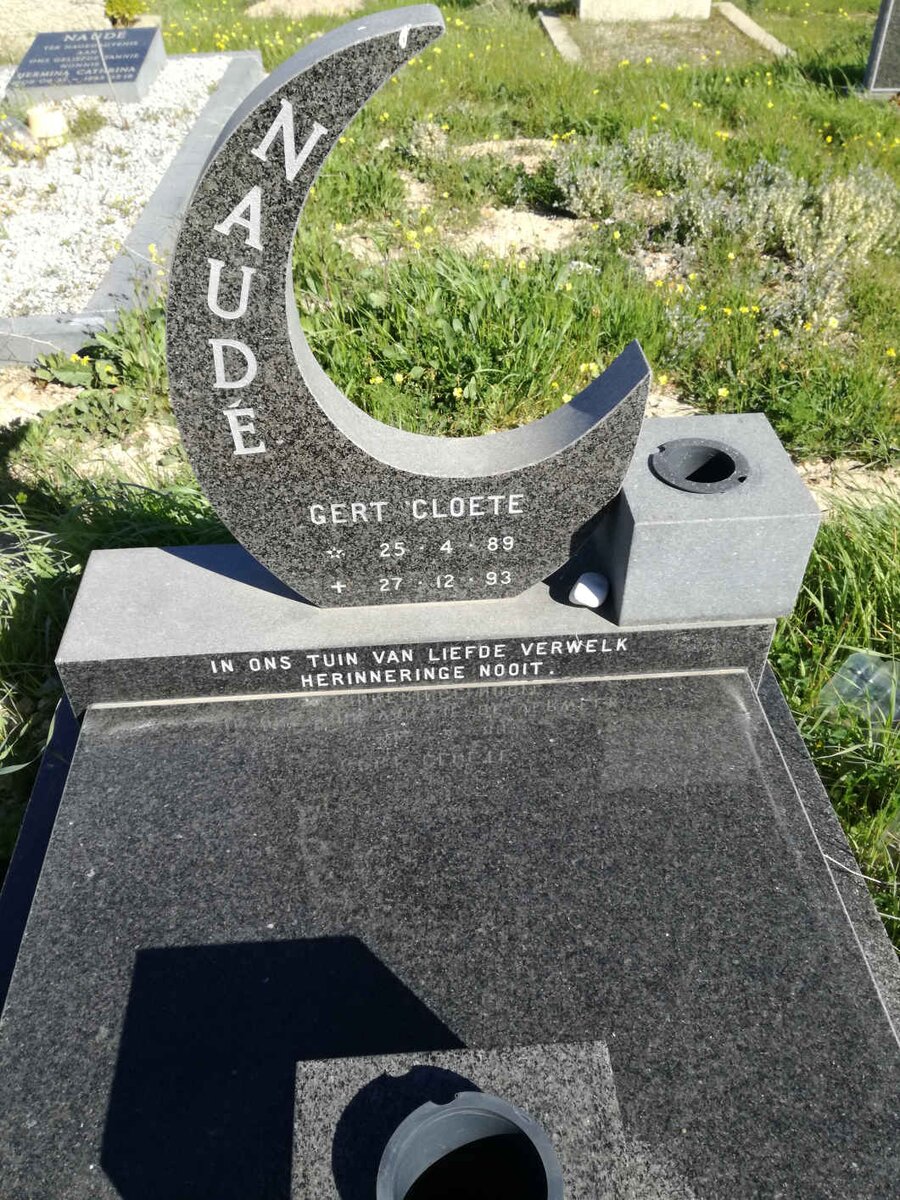 NAUDE Gert Cloete 1989-1993