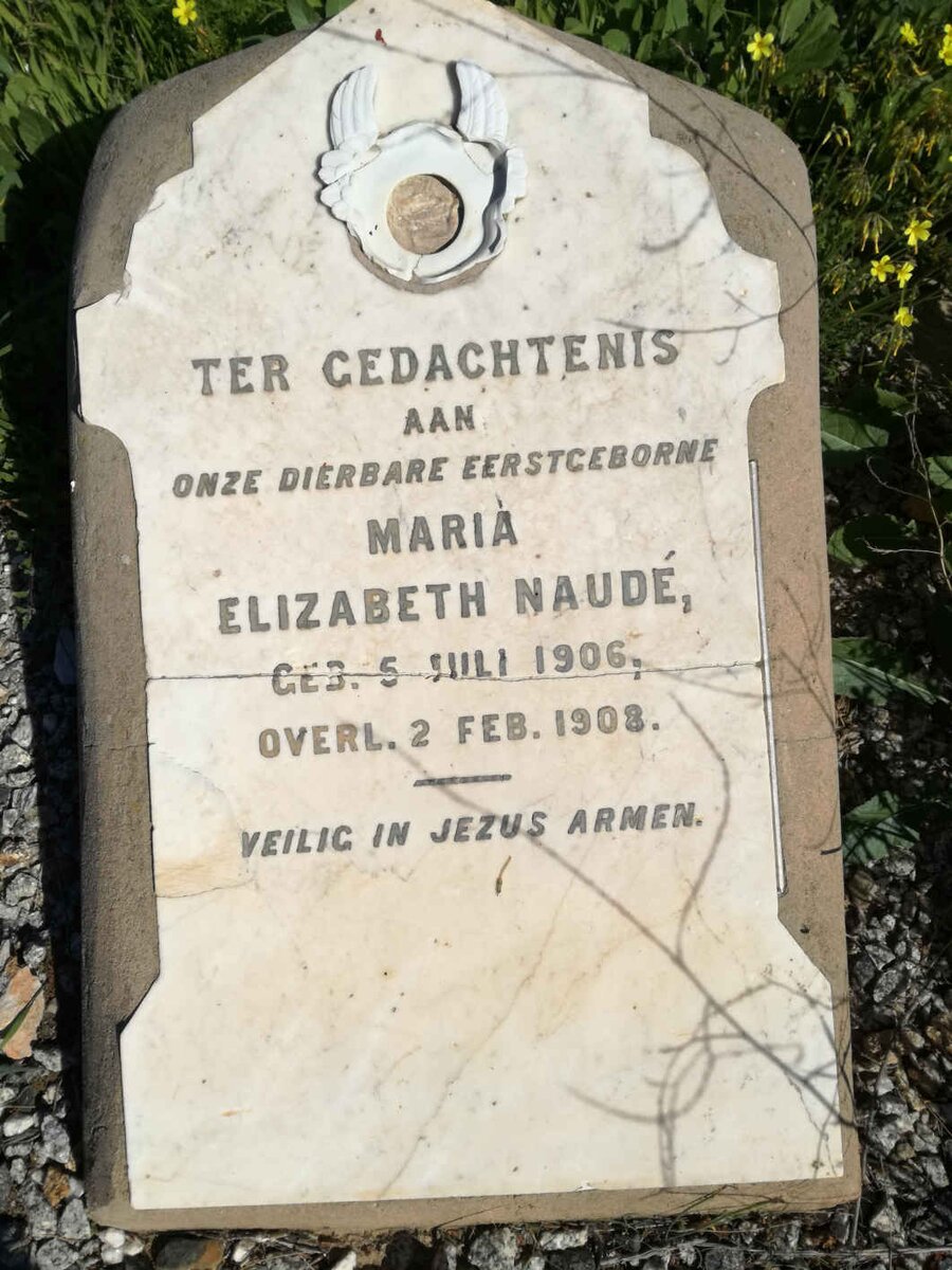 NAUDE Maria Elizabeth 1906-1908