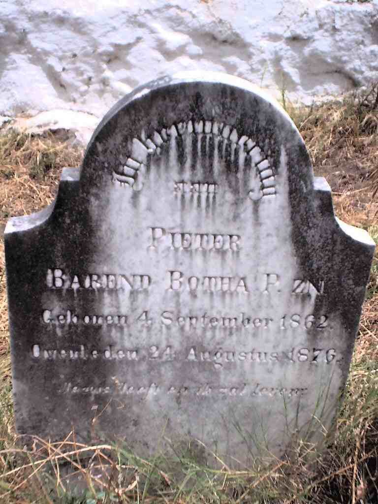 BOTHA Pieter Barend 1862-1876