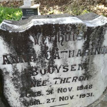 SIMONIS Jacomina Hendrina nee BOOYSEN 1885-1931 :: BOOYSEN Anna Catharina nee THERON 1848-1931