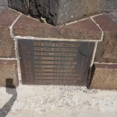 Western Cape, WORCESTER district, De Doorns, Hex River Mountains, Railway accident (Kaffrarian Rifles) memorial