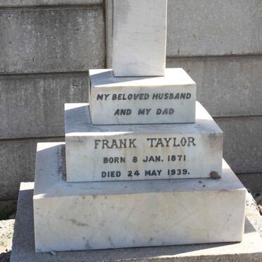 TAYLOR Frank 1871-1939