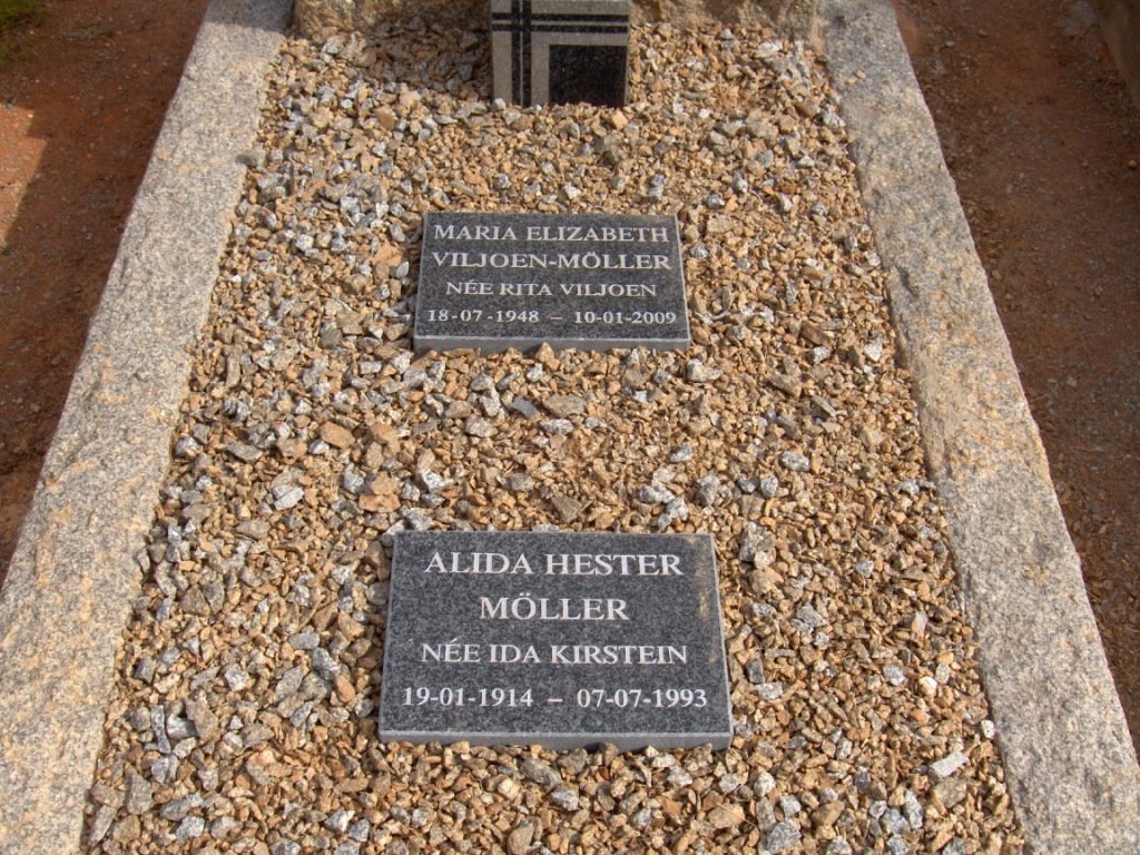 MOLLER Maria Elizabeth nee VILJOEN 1948-2009 :: MOLLER Alida Hester nee KIRSTEIN 1914-1993