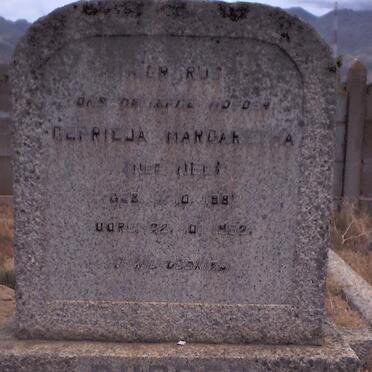 BURGER Gerrieda Margaretha nee NEL 1881-1952