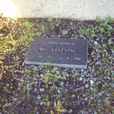 GREENING Bill 1921-1994