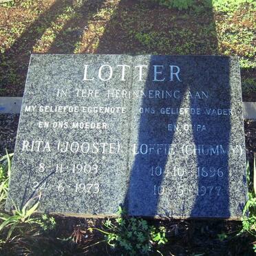 LOTTER Loffie 1896-1977 &amp; Rita JOOSTE 1903-1973