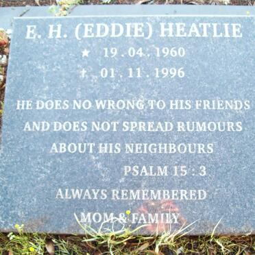 HEATLIE E.H. 1960-1996