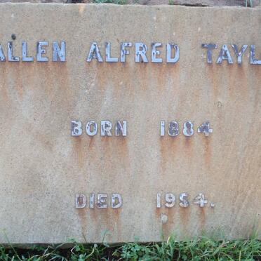 TAYLOR Allen Alfred 1884-1954
