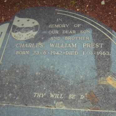 JAMES Charles William Prest 1942-1963