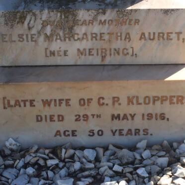 AURET Elsie Margaretha previously KLOPPERS nee MEIRING -1916